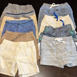 Toddler Boy Shorts Bundle – Size 2T & 24M (10 Pairs)